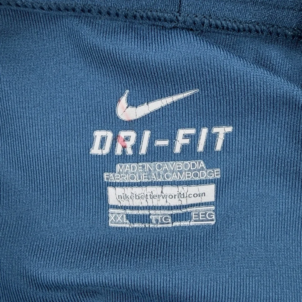 Nike Kiger Trail Running Tights Men 2XL Blue Dri-FIT Zip Ankle 620122